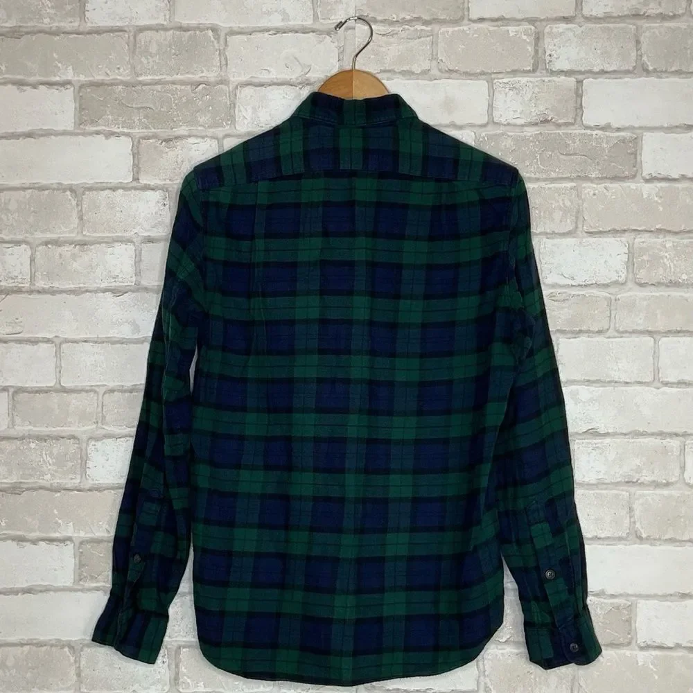 J. Crew Checkered Plaid Flannel Size S